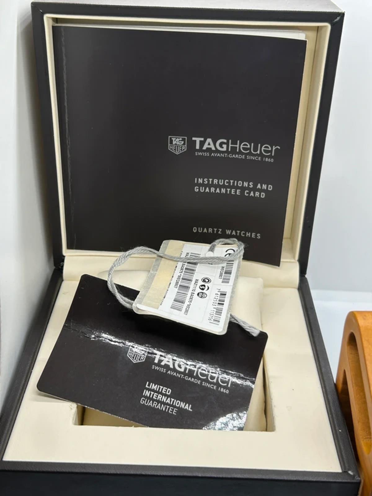 Tag Heuer Waz1110 watch box and papers with hang tag