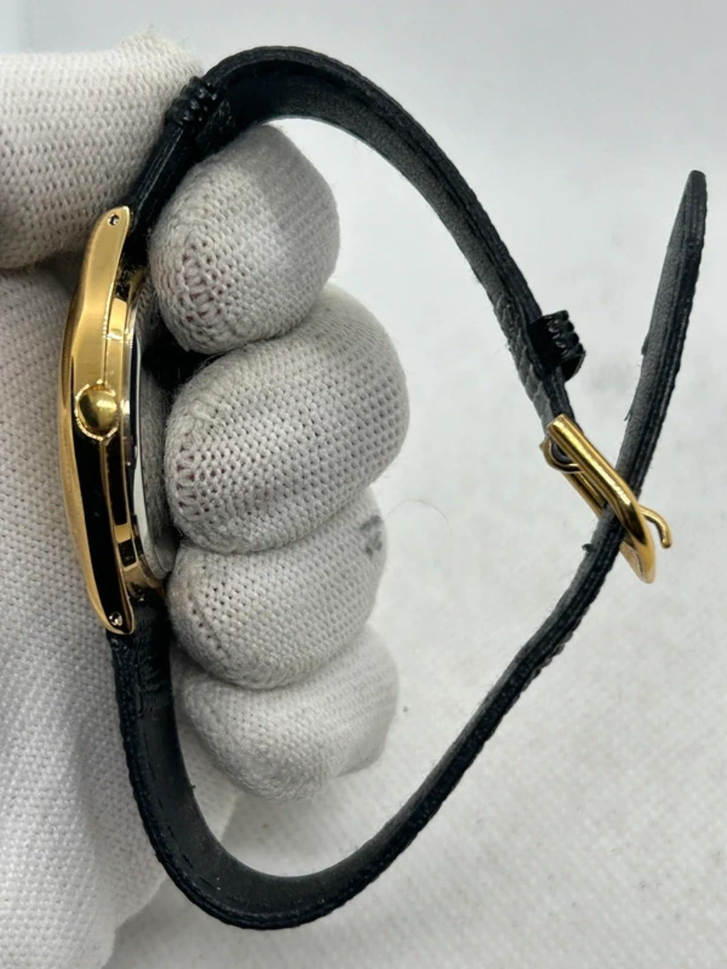 Sekonda gold case and dial smart dress watch black strap box and papers