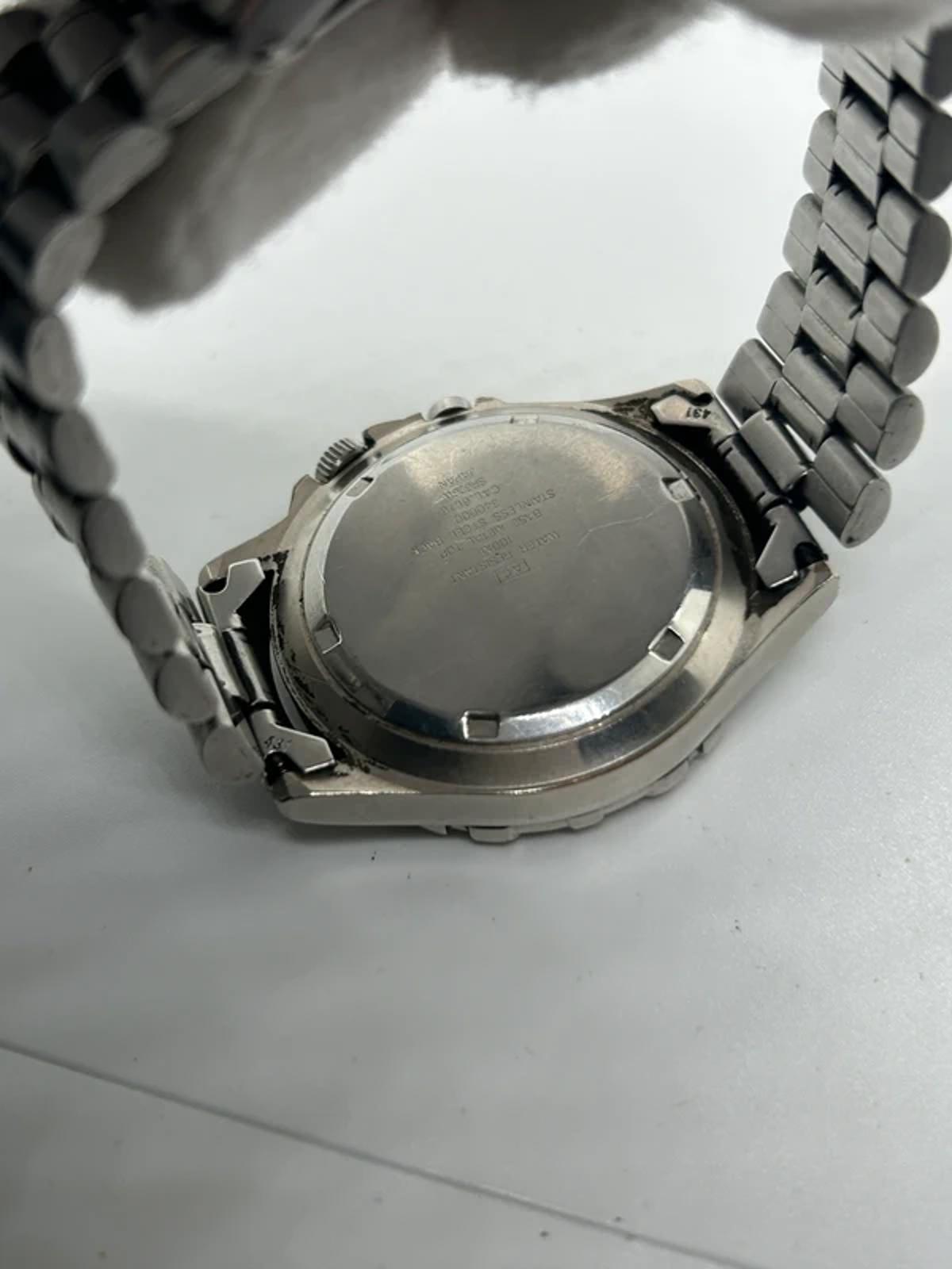 Gents silver Accurist watch president bracelet box and papers