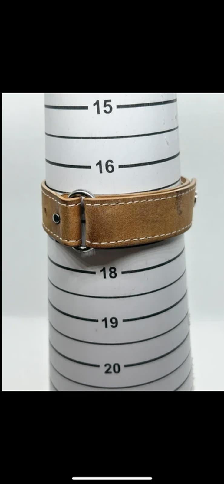 Ladies Lacoste silver case white dial watch with tan suede strap