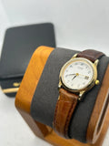 Ladies Citizen vintage watch white dial gold case box and papers