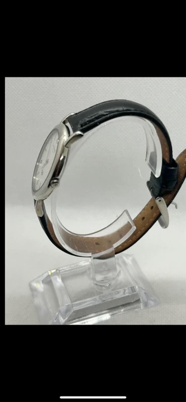 Links of London ladies quartz watch silver and black with box and papers
