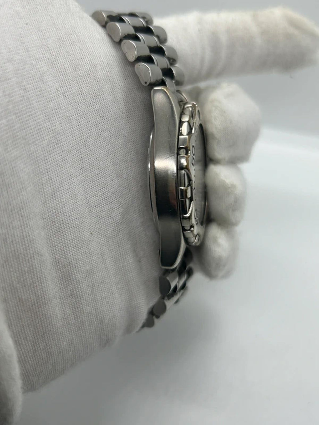 Gents silver Accurist watch president bracelet box and papers