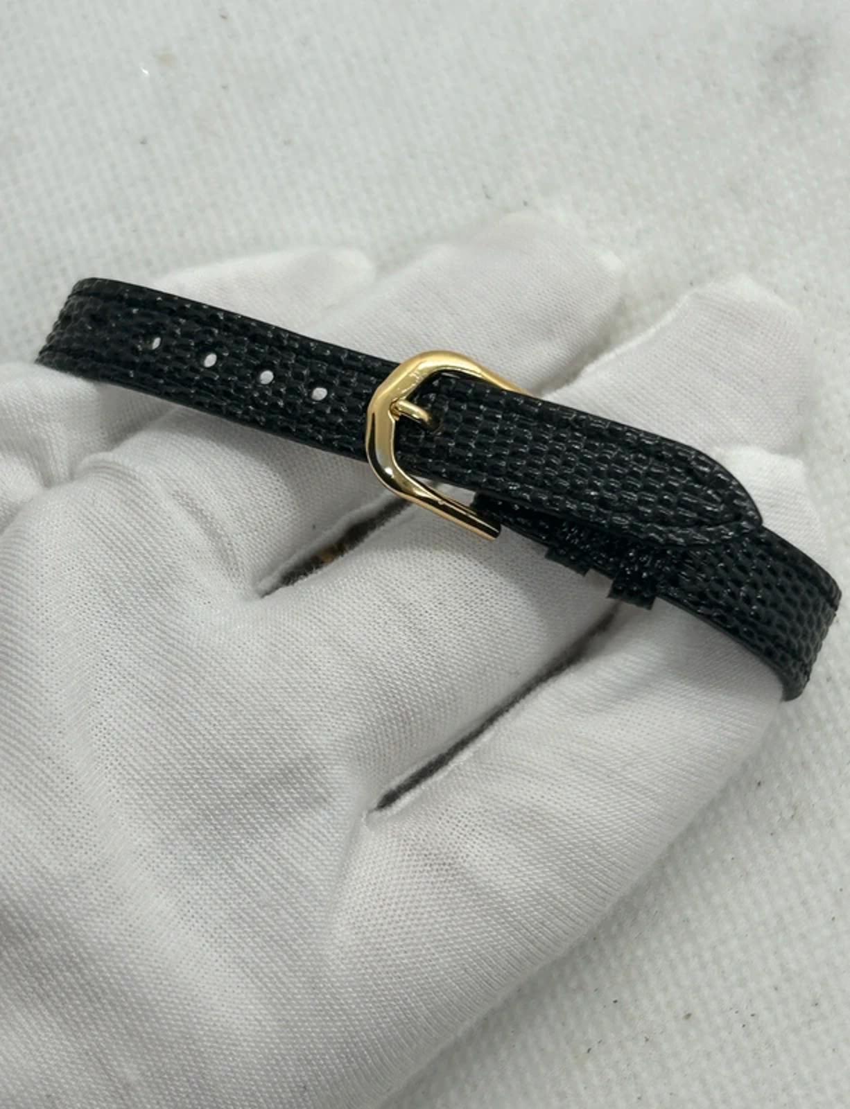Ladies gold Sekonda case and dial with black strap with box