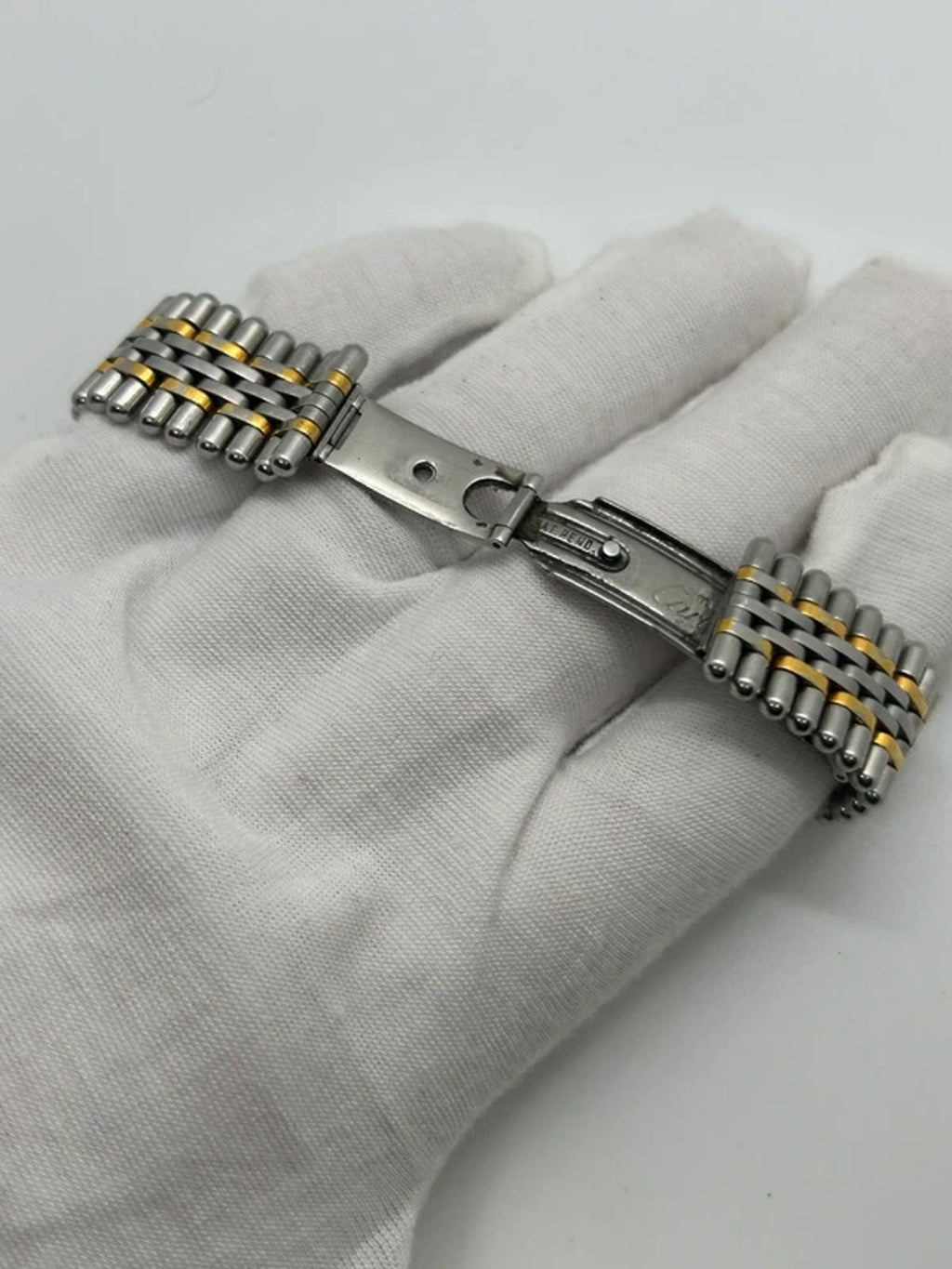 Must de Cartier Unisex silver and golden quartz watch