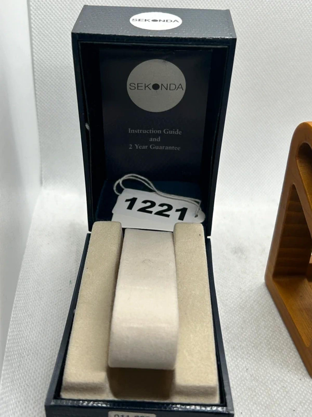 Sekonda gold case and dial smart dress watch black strap box and papers