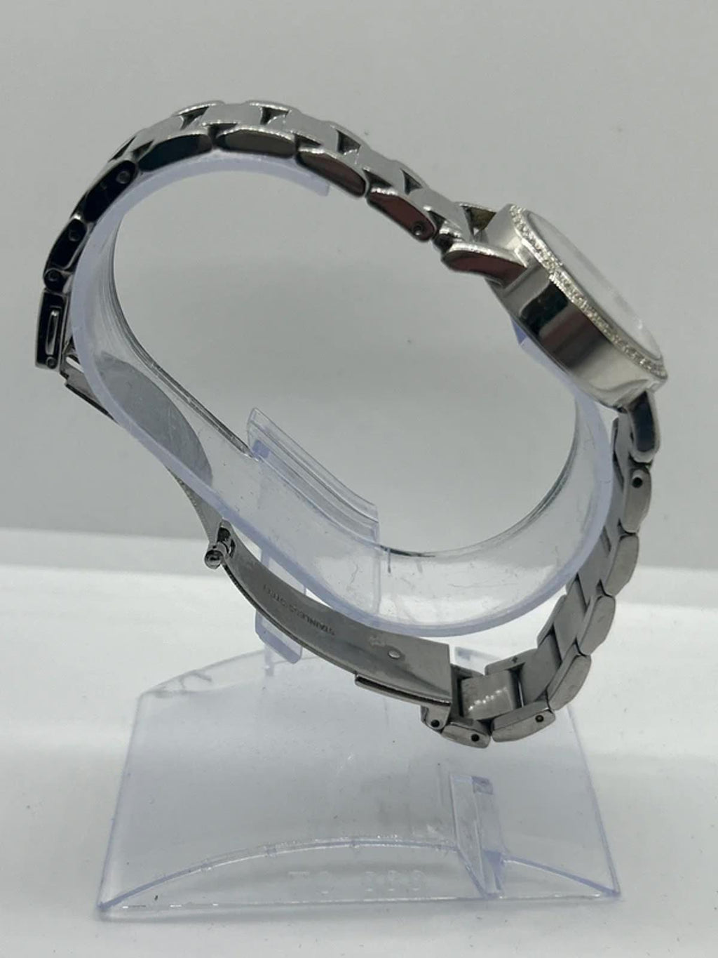 Ladies DKNY silver watch white dial silver bracelet