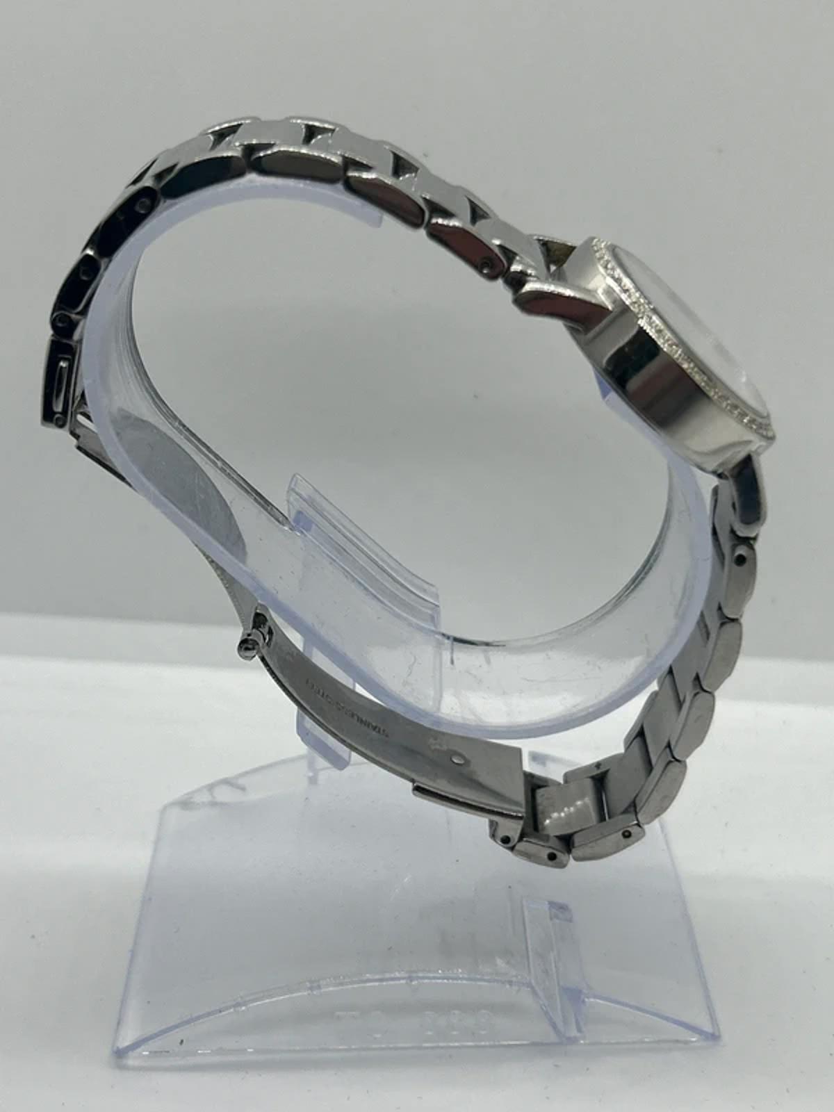 Ladies DKNY silver watch white dial silver bracelet