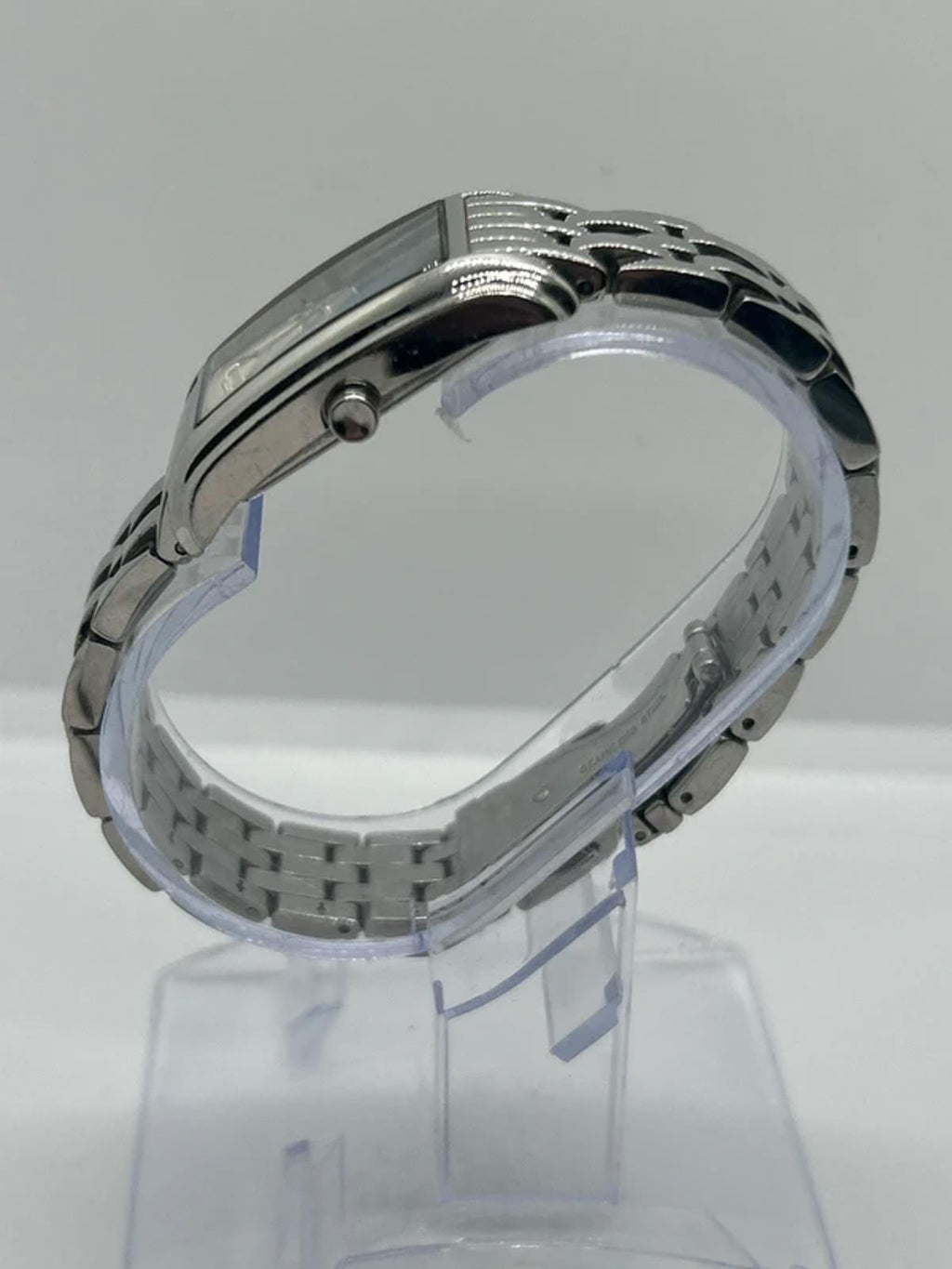 Ladies DKNY tank shape watch white dial