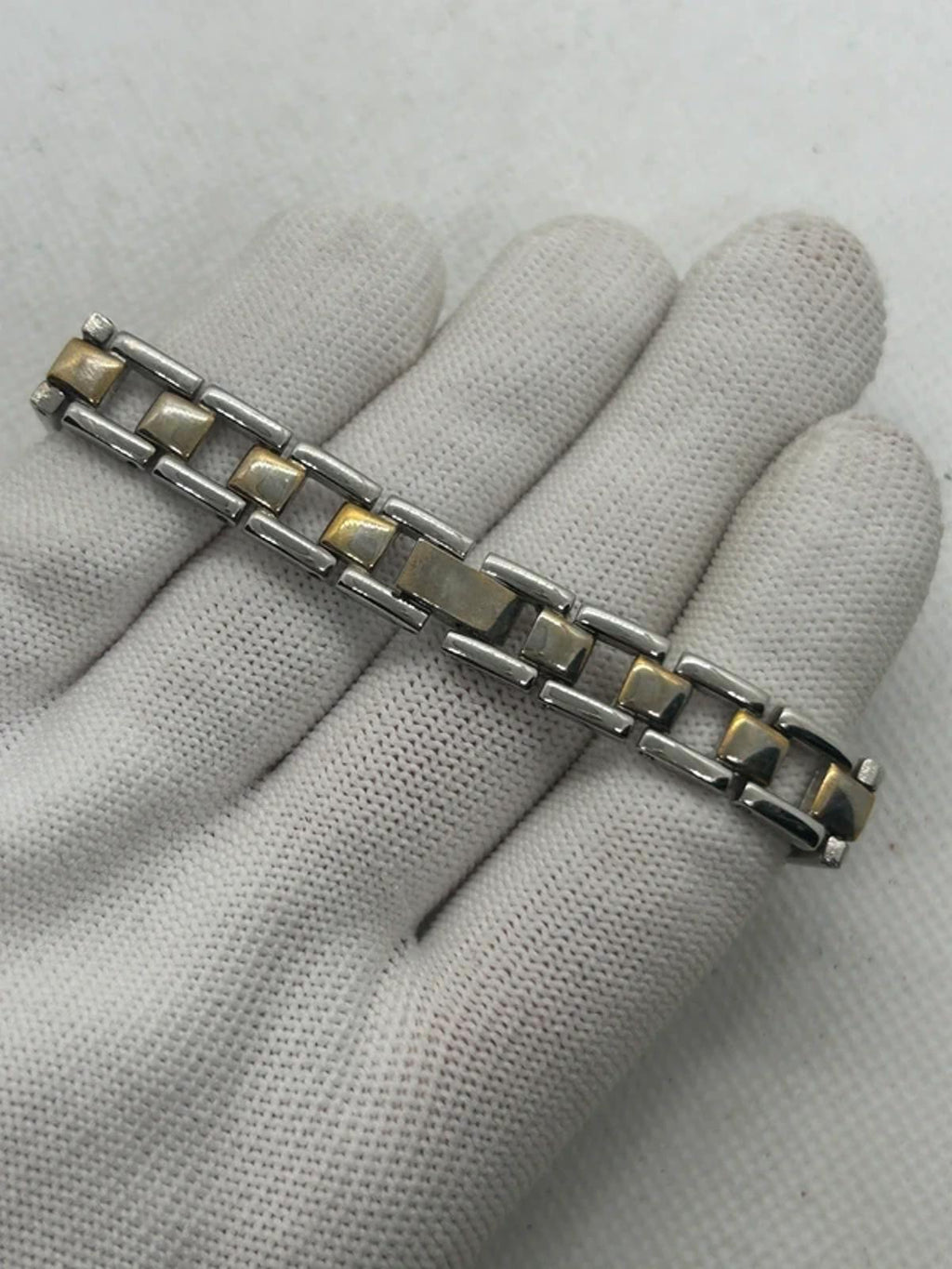 Ladies gold and silver Prism watch changeable bezel watch with box