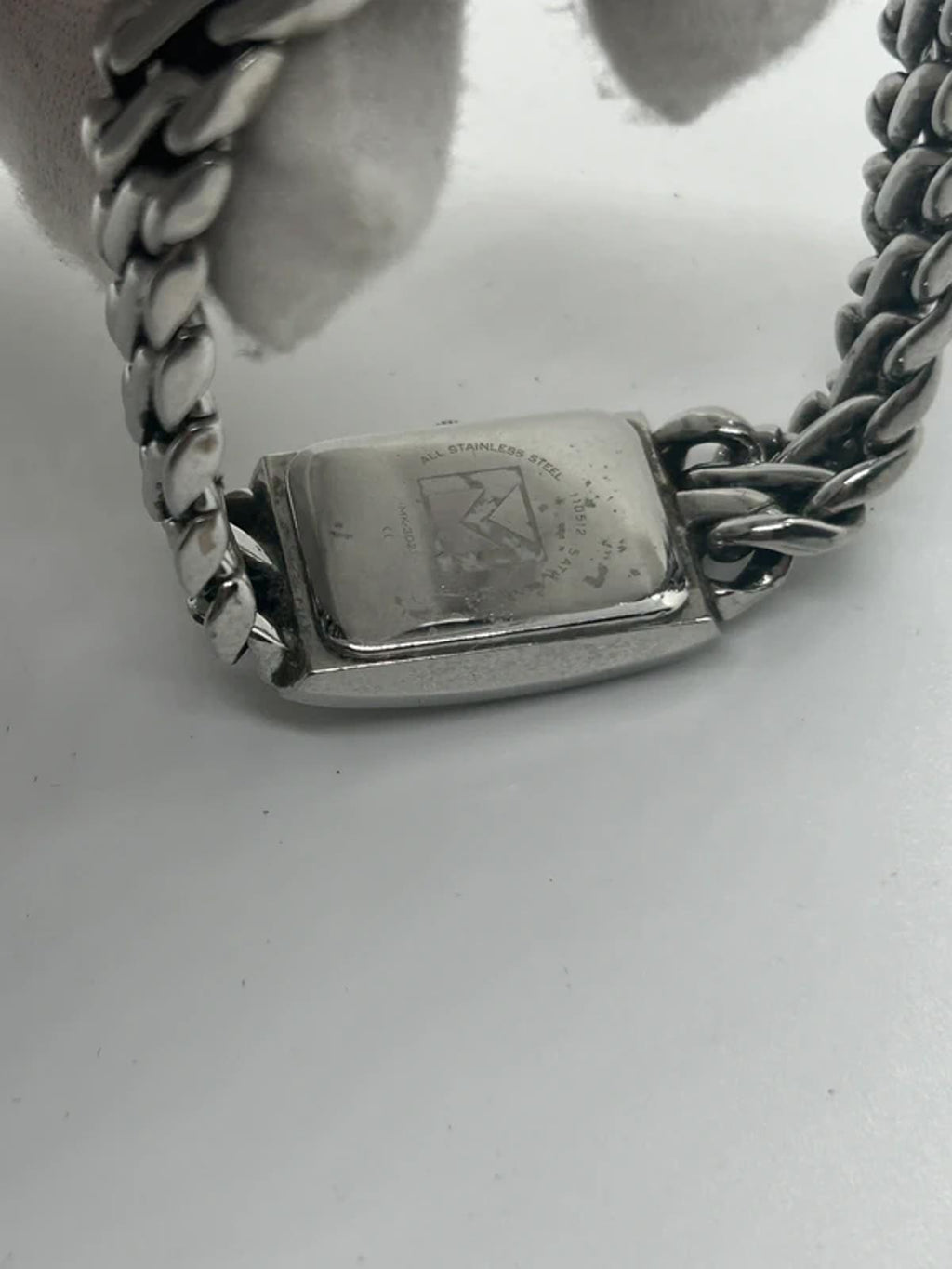 Ladies small Michael Kors tank watch with box and papers