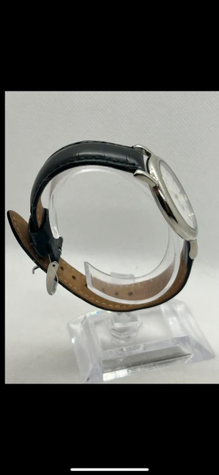 Links of London ladies quartz watch silver and black with box and papers