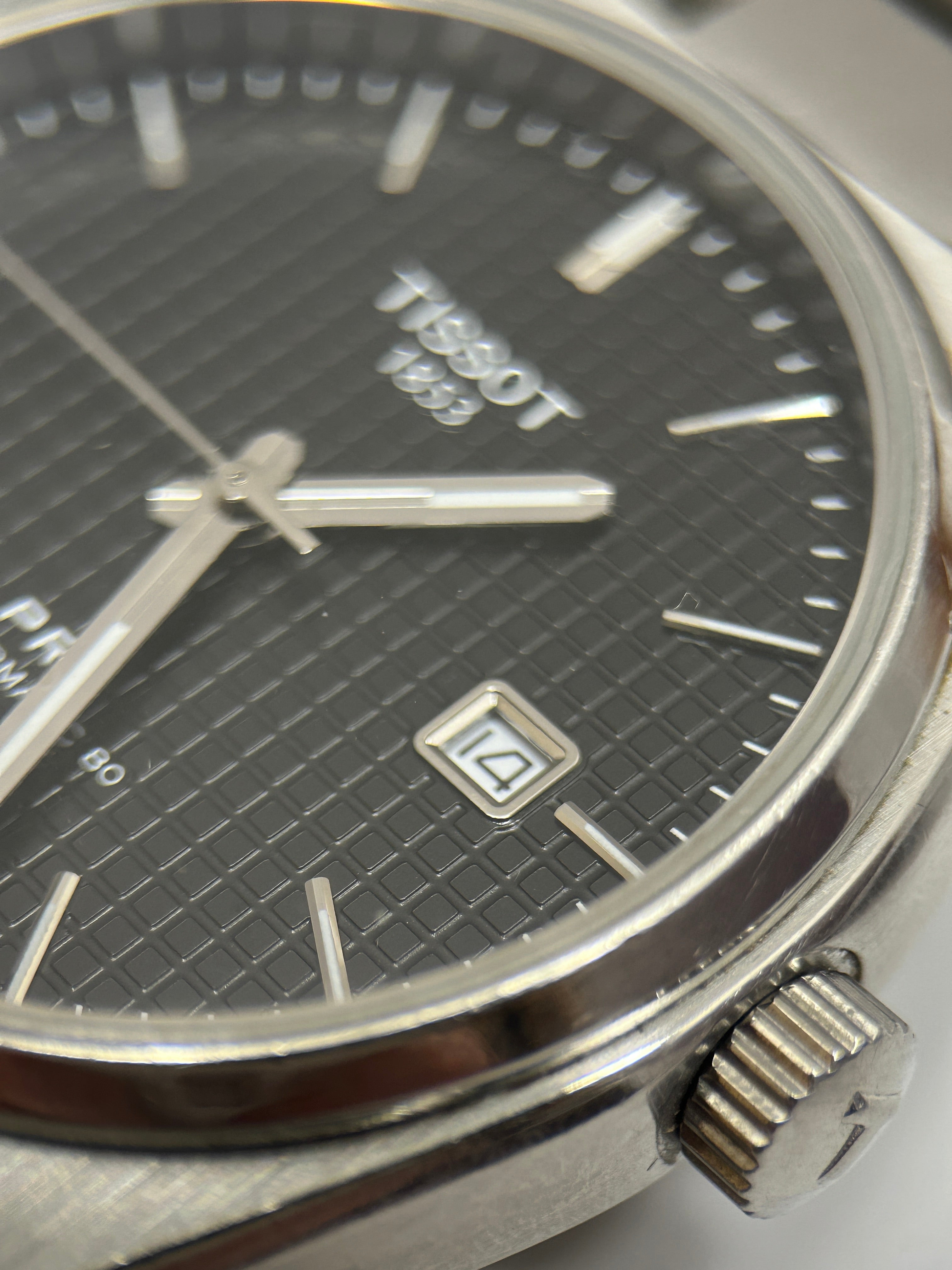 Tissot PRX powermatic 80 automatic black dial silver watch