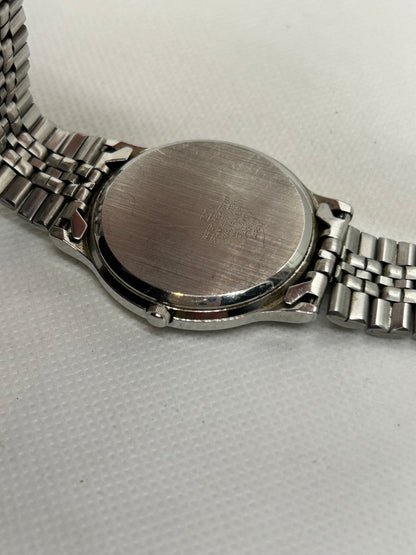 Accurist watch with date function silver case and bracelet