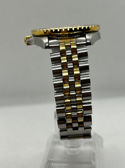 Tag Heuer 1000 professional vintage quartz watch black and gold