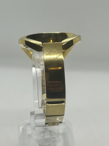 Storm Ladies gold quartz bangle watch