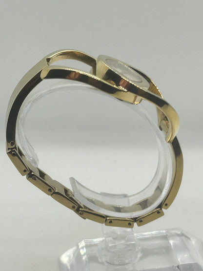 Storm Ladies gold quartz bangle watch