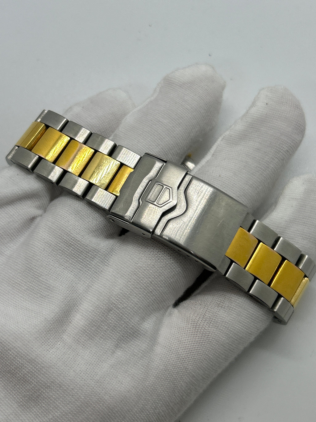Tag Heuer watch gold and blue “bluesy” WA1120 box papers and gurantee card