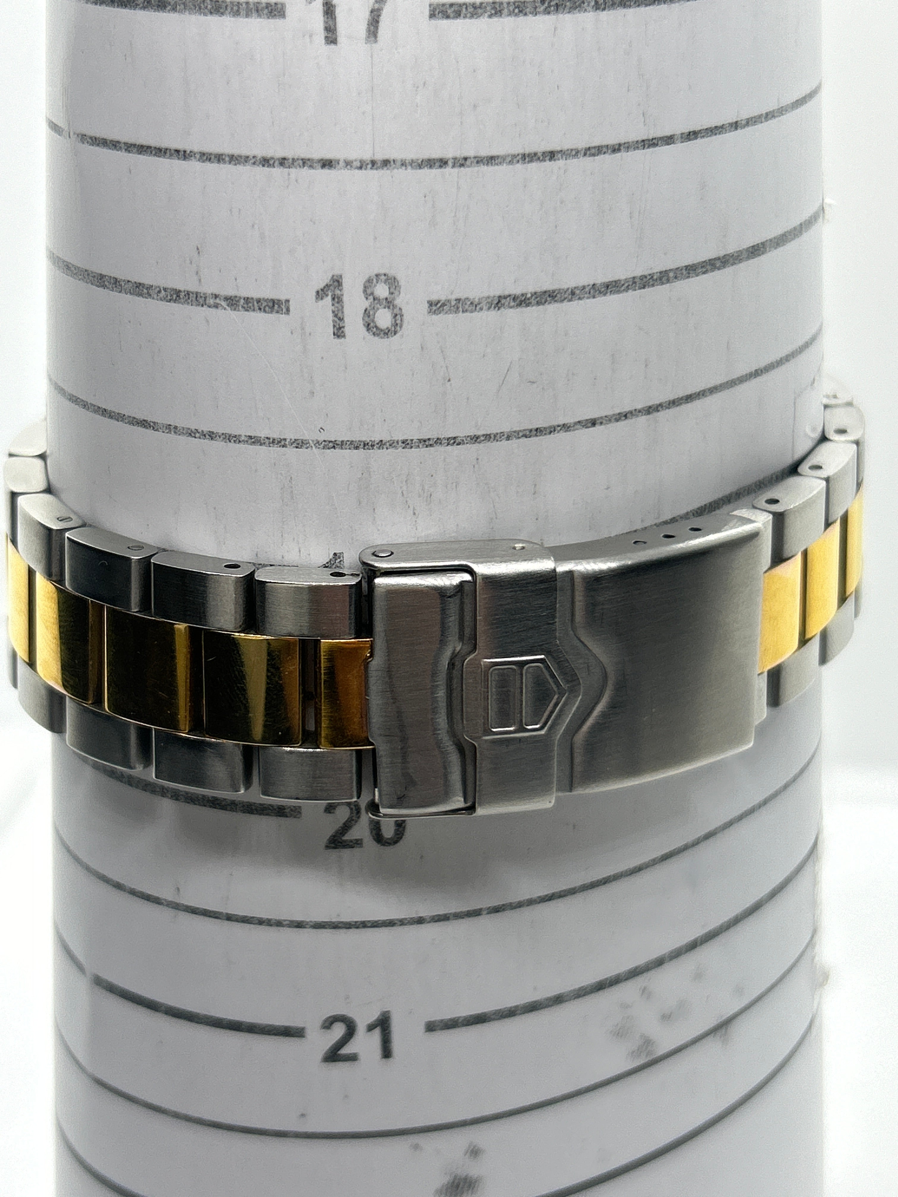 Tag Heuer watch gold and blue “bluesy” WA1120 box papers and gurantee card