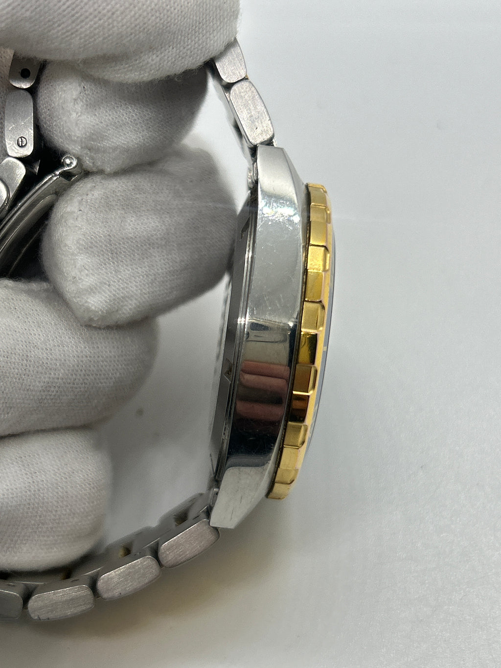Tag Heuer watch gold and blue “bluesy” WA1120 box papers and gurantee card
