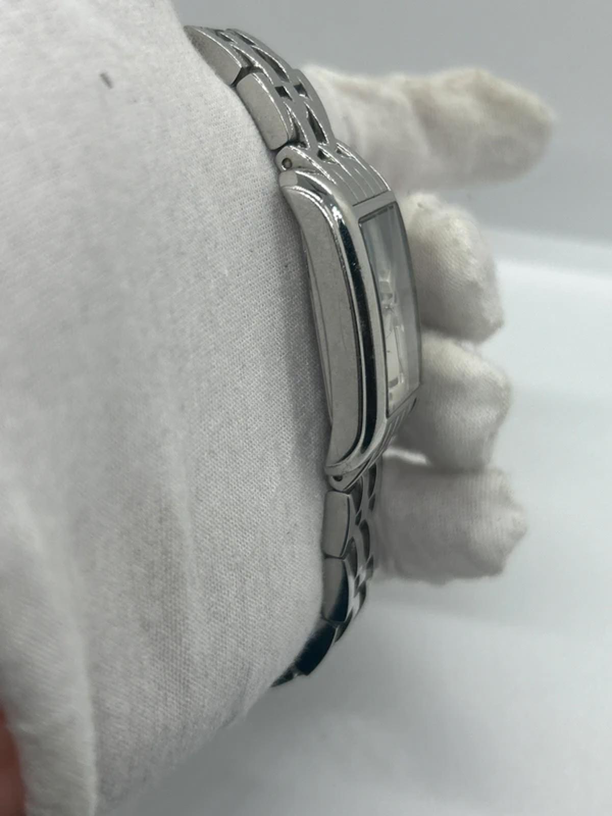 Ladies DKNY tank shape watch white dial