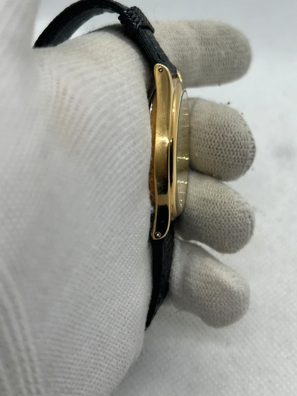 Sekonda gold case and dial smart dress watch black strap box and papers