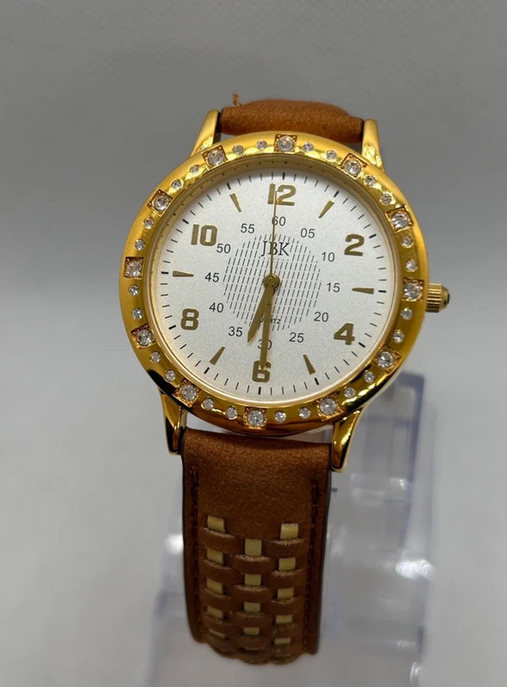 Ladies JBK Camrose and Kross seiko gold quartz white dial with box and papers