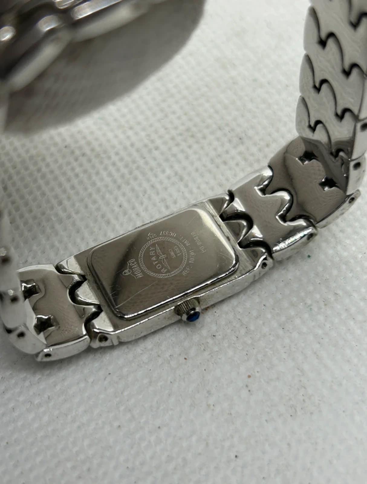 Stunning Ladies Rotary silver watch matching bracelet