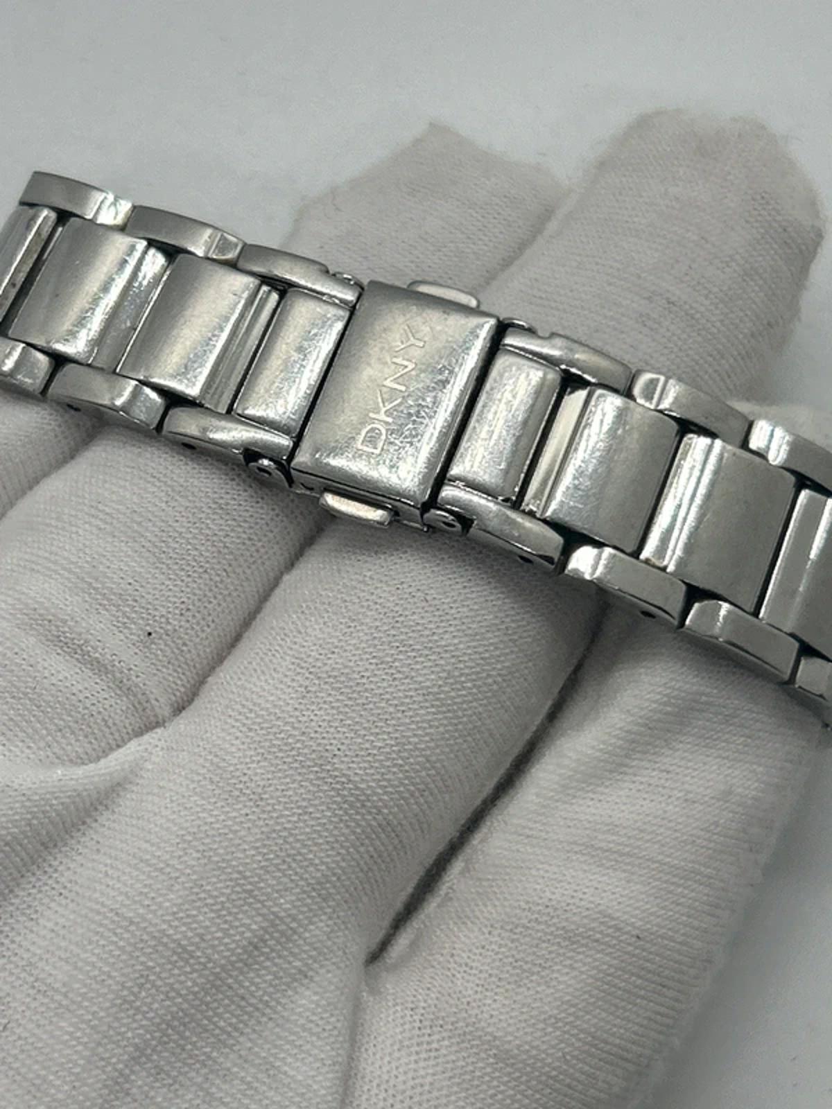 Ladies DKNY silver watch white dial silver bracelet