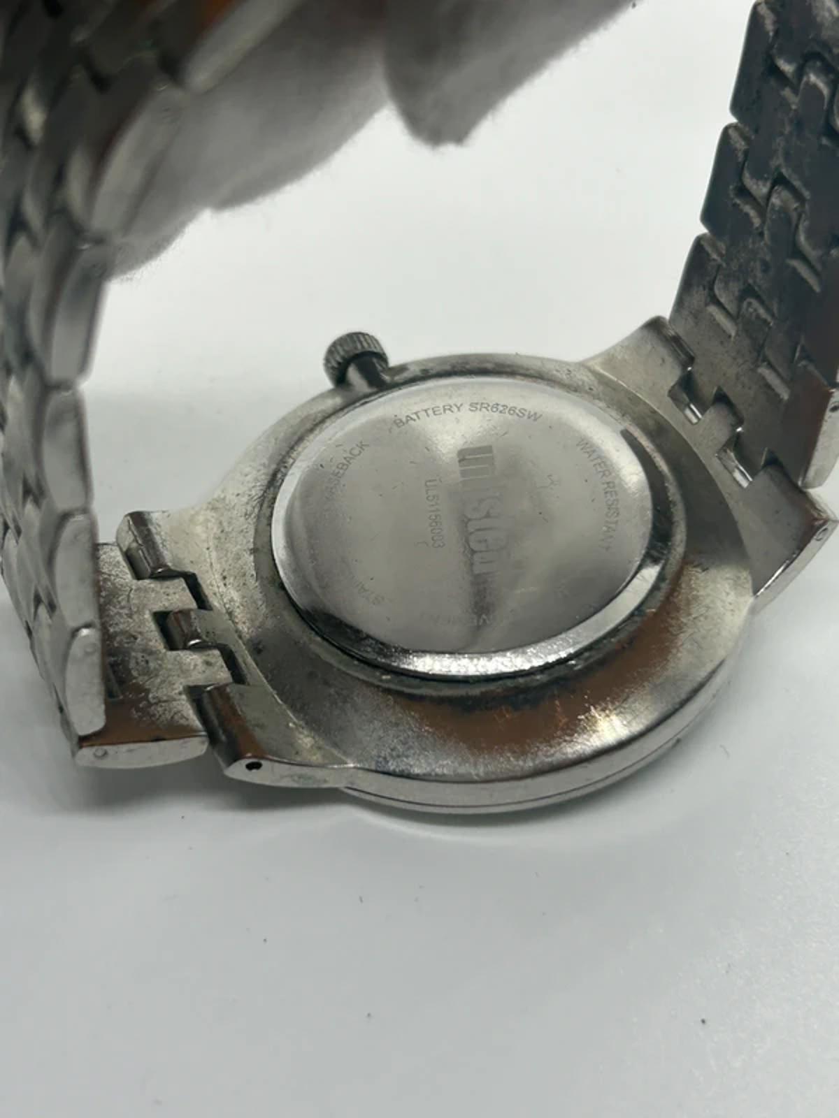 Gents watch unlisted by Kenneth Cole white dial silver watch with box