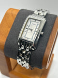 Ladies DKNY tank shape watch white dial