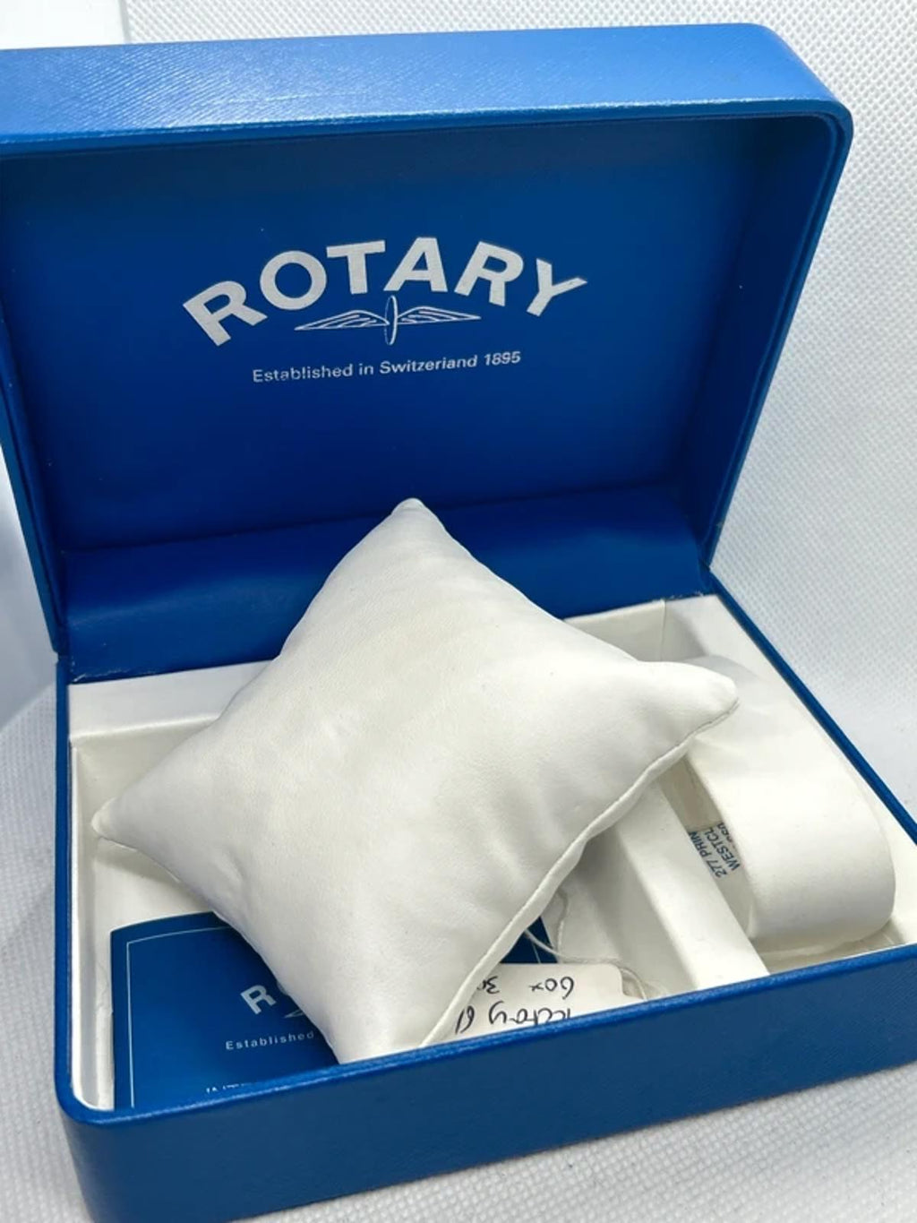 Ladies Rotary gold and silver watch matching bracelet with box and papers