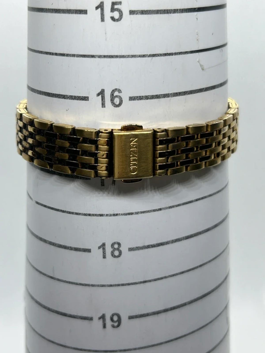 Ladies Citizen gold quartz detach with black dial dress watch