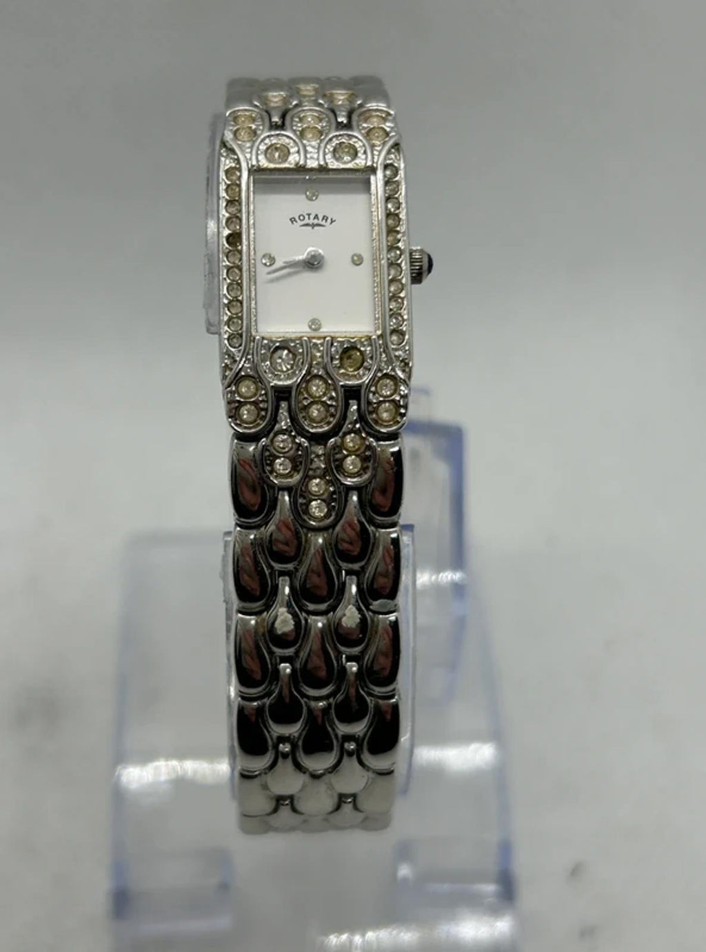 Stunning Ladies Rotary silver watch matching bracelet